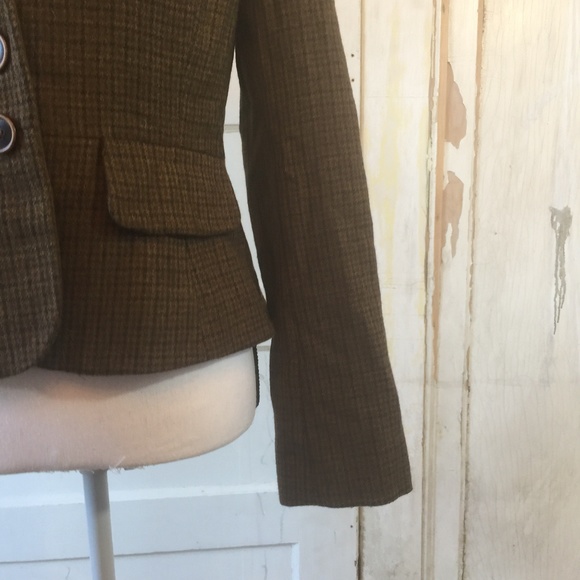 Banana Republic Wool/Alpaca Brown Suit Jacket - Picture 3 of 7